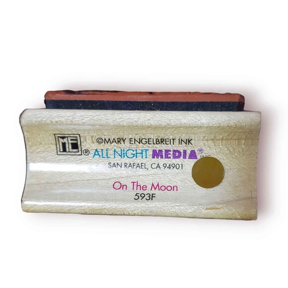 Mary Engelbreit On the Moon Rubber Stamp - Picture 4 of 5